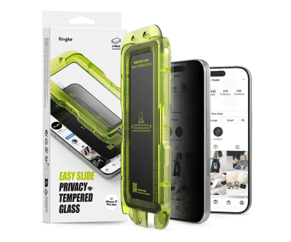 Szkło i folia ochronna Ringke Easy Slide 2-Pack do Iphone 17 Pro Max Privacy 8800328810716